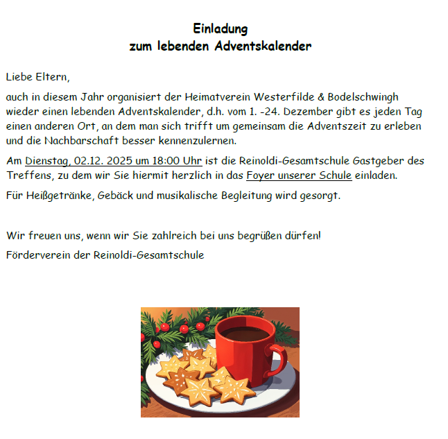 lebendiger Adventskalender 2025
